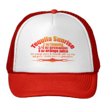 Tequila Sunrise hat - choose colour