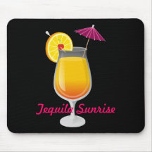 Tequila Sunrise Mousemats
