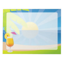 Tequila sunrise memo pads