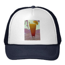 Tequila sunrise trucker hat
