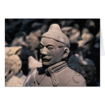 Terra Cotta warriors in Emperor Qin Shihuang's 2 Cards