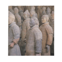 Terra Cotta warriors in Emperor Qin Shihuang's Note Pads