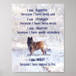 Tervuren in Snow w/ Quote Print