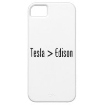 Tesla > Edison iPhone 5 Cases