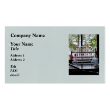 Test Tubes by Window Business Card Template