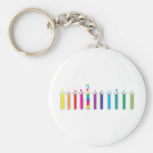 Test Tubes Key Chain