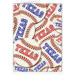 Texas Baseballs Collage Cards