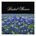 Texas Bluebonnets Floral Bridal Shower Invitation invitations