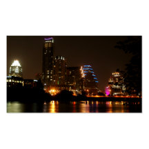 Texas Business Card Austin Lights