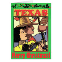 Texas Christmas Greeting Cards