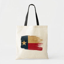 Texas Flag Canvas Bags
