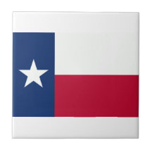Texas Flag Ceramic Tiles