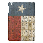 Texas Flag Lone Star State License Plate Art iPad Mini Cases