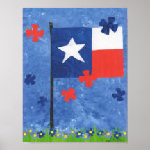 Texas Flag Posters