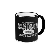 Texas Holdem University Dark Coffee Mugs