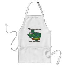 Texas Lone Star State Bird Flower Aprons