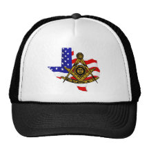 Texas Masonic Cap Mesh Hats
