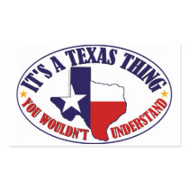 Texas Thing stickers