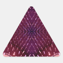 Texture of Light 2 - Pink and Red Triangle Stickers