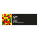 Texture Tone - Colourful Tulips Business Card Template