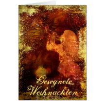 Textured Christmas Angel Card