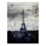 Textured Paris in Lavender Post Card