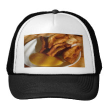 Thai Wontons With Mango Dipping Sauce Mesh Hats