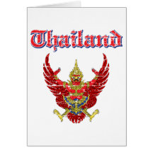Thailand coat of arms designs cards