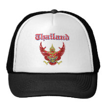 Thailand coat of arms designs trucker hat