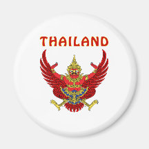 Thailand Coat Of Arms Fridge Magnets