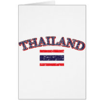 Thailand football design cards