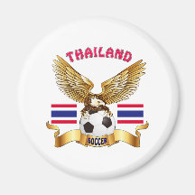 Thailand Football Designs Refrigerator Magnets
