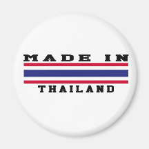 Thailand Made In Designs Magnets