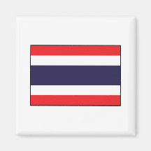 Thailand - Thai Flag Fridge Magnet