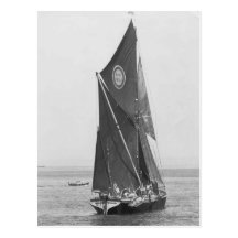 Thames barge Race 1975  12 Post Cards