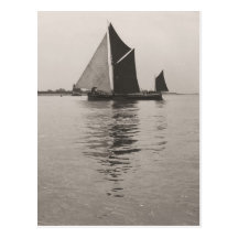 Thames barge Race 1975  14 Post Card