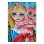 Thank You Alice in wonderland Greeting Cards