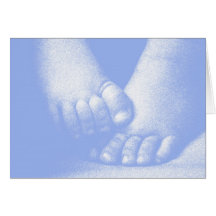 Thank You Baby Shower - Blue Card