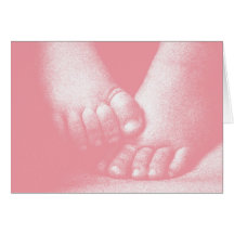 Thank You Baby Shower - Pink Card