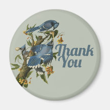 Thank you blue birds refrigerator magnet