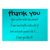 Thank you Card Business Card Template
