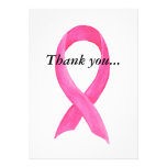 Thank you cards for Cancer Research Contributions Personalized Invites