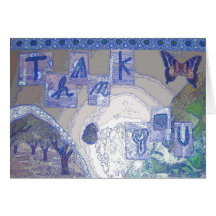 Thank you collage cards