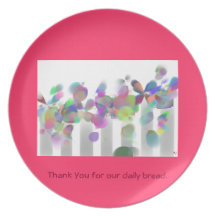 Thank You for our daily bread Plate