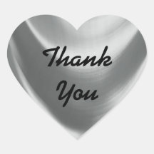 Thank You Heart Stickers