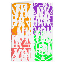 Thank You - Modern Eco, blank notecard