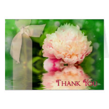 Thank You - Peonies Magic Cards