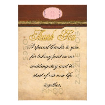 Thank You - Portrait Personalized Announcement