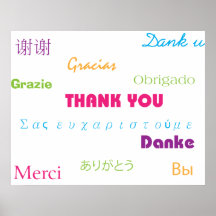 Thank You Poster