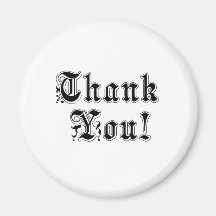 Thank You Refrigerator Magnet